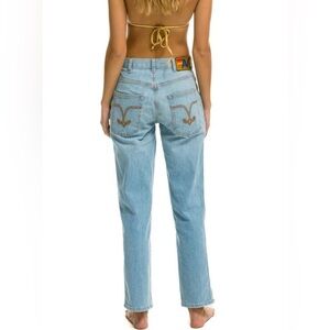 Aviator Nation Size 28 • Jessica Jeans Hi Rise Front Seam Denim.